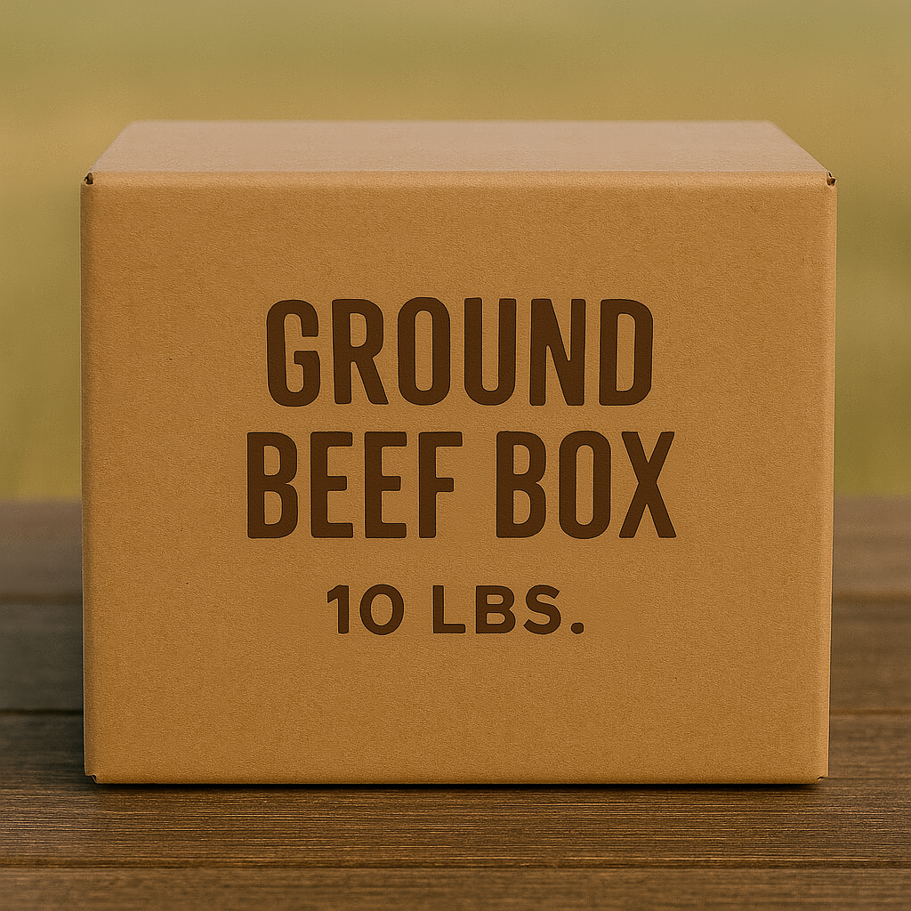 10 lb Ground Beef Box